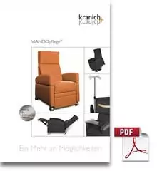 Pflegesessel VIANDOpflege Prospekt / Broschüre / Katalog