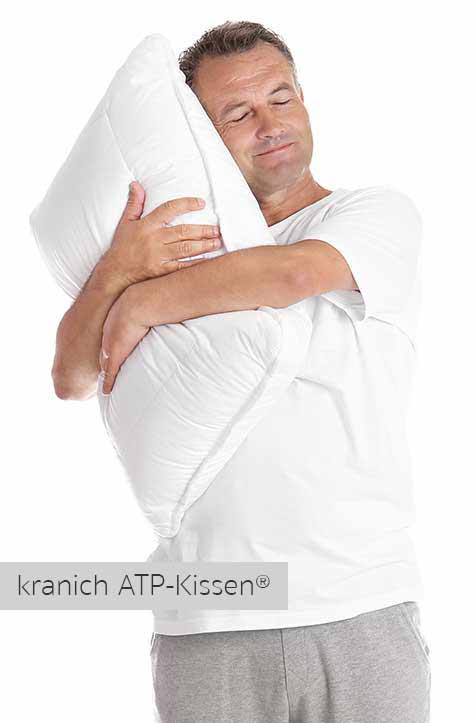 Reisekissen: kranich ATP-Kissen® für die Reise und als Gäste-Service für den Schlafkomfort