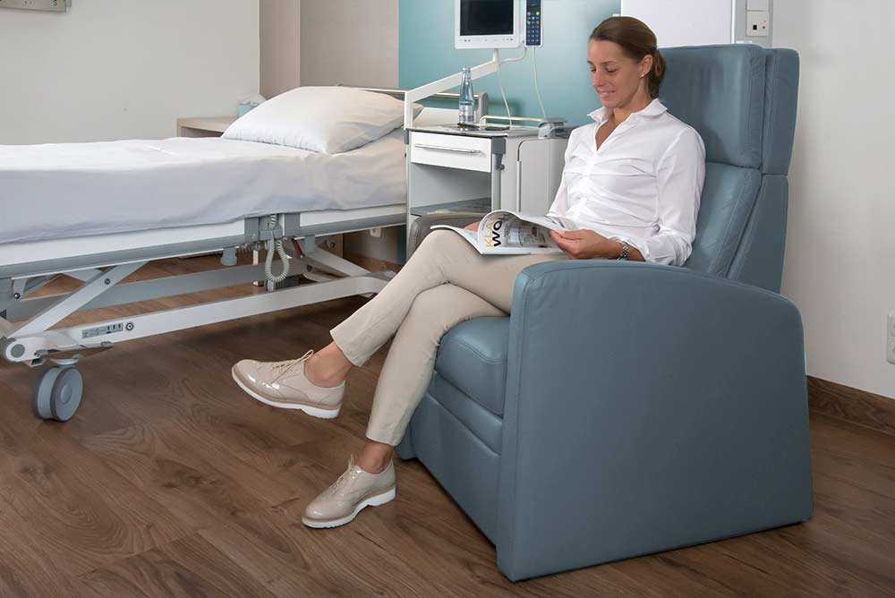 Sessel für das Patientenzimmer mit elektrischer Aufstehhilfe für die Klinik / Krankenhäuser (Patientensessel / Stuhl)