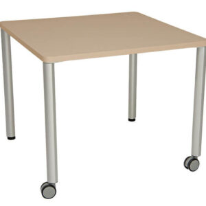 Fahrbarer Tisch 90x90 cm