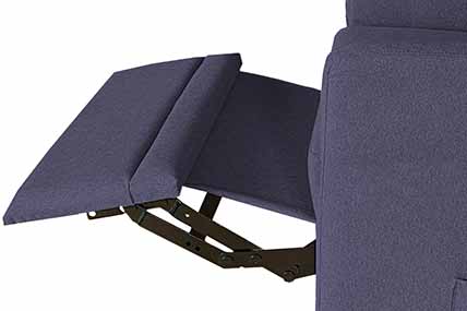 Stufenlos verstellbare Beinauflage für XL Sessel