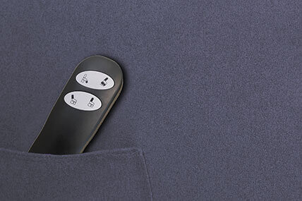 Ergonomische und leicht verständliche Fernbedienung