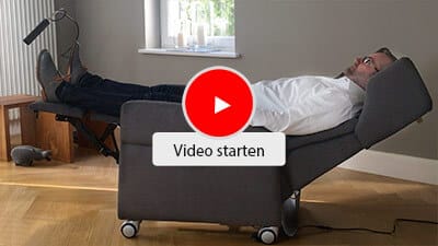 Video Pflegesessel - Liegen & Herz-Waage-Lage